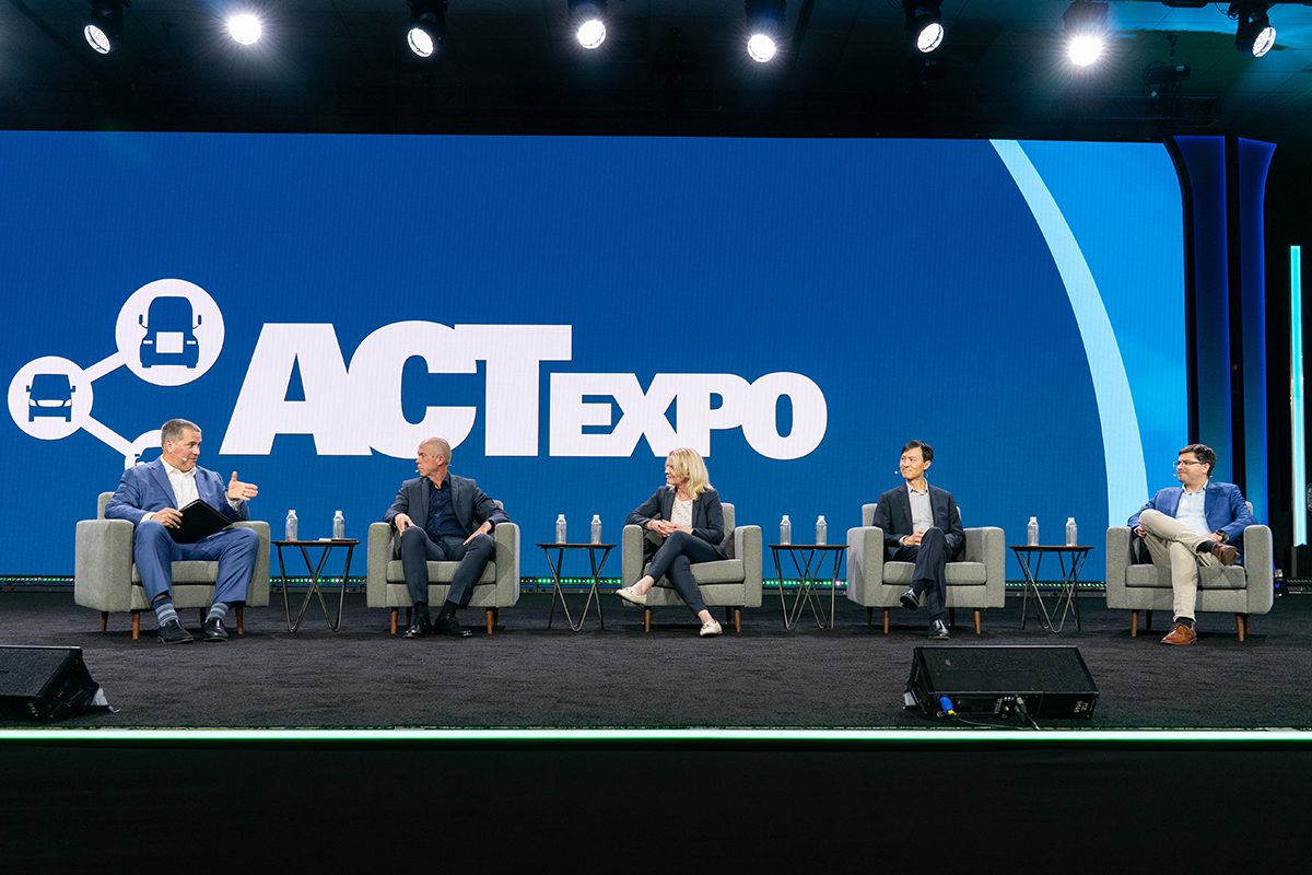 ACT Expo 2025 panel of high-profile speakers on mainstage.